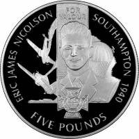 () Монета Остров Олдерни 2006 год 5 фунтов ""   PROOF